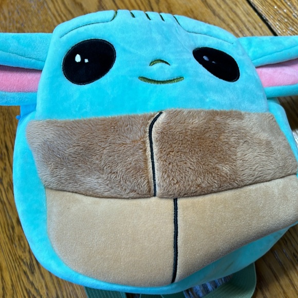 Baby Yoda Star Wars plush small backpack. Some stains. - Picture 5 of 9